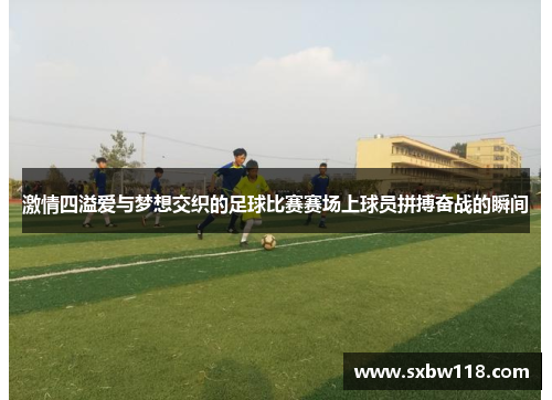 激情四溢爱与梦想交织的足球比赛赛场上球员拼搏奋战的瞬间